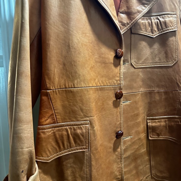 Vintage Golden State leather jacket - Picture 3 of 4